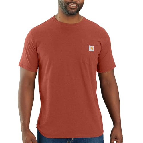 Image of Carhartt Men's Force Relaxed Fit Midweight Short-Sleeve Pocket T-Shirt