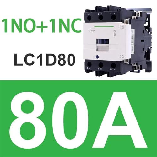 Contacteur CA LC1D8011 pour commande de moteur triphasé 48V - 3