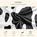 Black White Cow Pattern Boys Rash Guard Swim Shirts Long Sleeve UPF 50+ Quick Dry Sun Protection Shirt Swimwear Surf Tops for Toddler Kid Girl Fishing Swimming Outdoor 7-8T