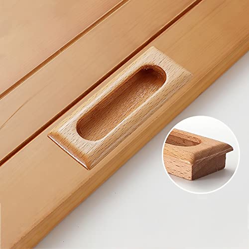 Tirador rectangular de madera premium para puertas y muebles de diseño 5