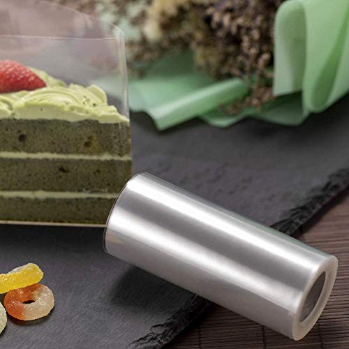Aukiita Feuilles de gâteau Transparentes en acétate pour gâteau au Chocolat Cover