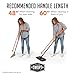 SWOPT Angled Broom Head + 12” Dust Mop Head + Plastic Dustpan – Multi-Surface Cleaning Kit Interchangeable with All SWOPT Cleaning Products for More Efficient Cleaning and Storage