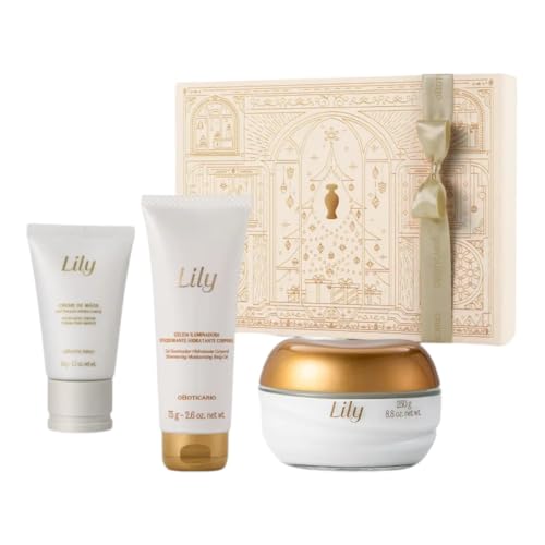 O Boticário, Kit Presente Lily Creme Acetinado e Geléia Iluminadora O Boticário