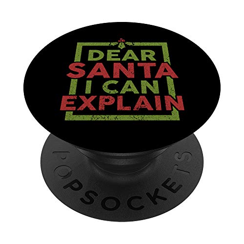Citation amusante de Noël PopSockets Support et Grip pour Smartphones et Tablettes Cover