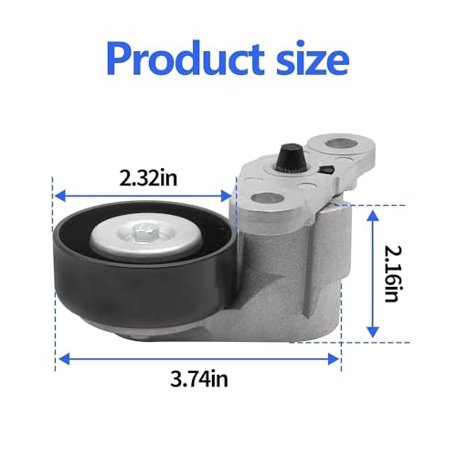 Image of A /C Serpentine Drive Belt Tensioner Kit Fits for Chevy Silverado Avalanche Express Suburban Tahoe for GMC Savana Sierra Yukon 1999-2008 for Cadillac Escalade 2002-2008 Replaces# 90K-38159