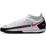 Nike Unisex Fußballschuhe, White Pink Blast Black, 33 EU