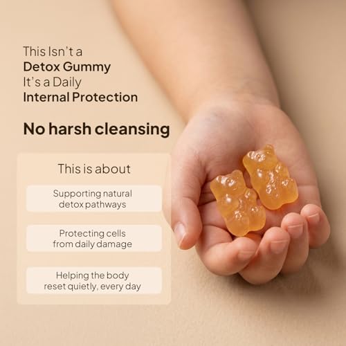 Image of Miduty Kids Detox Gummies - NAC for Kids - Quercetin, ALA, Zinc, Selenium & Iodine - Gentle Detox, Immunity, Thyroid Health & Allergies Support - No Added Sugar - Natural Orange Flavor - 60 Gummies