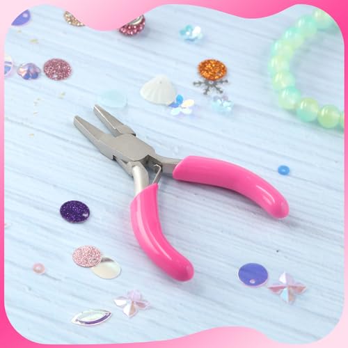 Image of Mini Duckbill Pliers for Jewelry Making - Small Flat Nose Pliers, Slim Line Precision, Ideal for Beading Wire & Bending