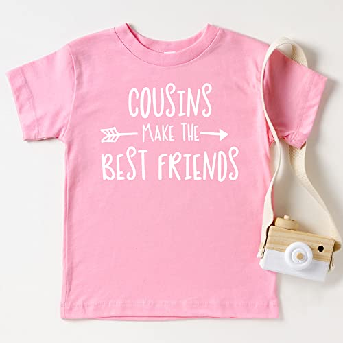 Cousins Make The Best Friend T-Shirt for Baby and Toddler Girls Fun Family Outfits4