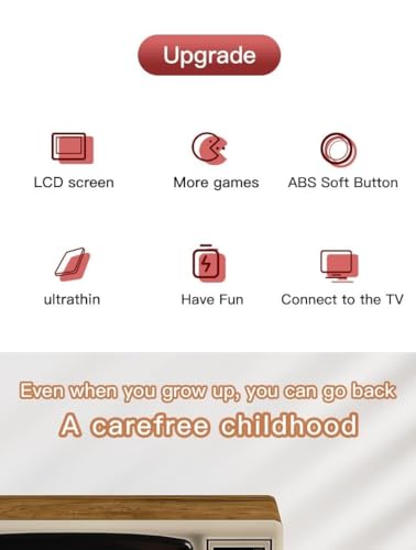 Image of 500-in-1 Rechargeable Handheld Video Game Console for Kids | 3 Inch Display, Built-in Classic Games, USB Charging, Portable Retro Gaming, Pocket Size