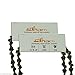 Price comparison product image 2 X (Two) Holtham Chainsaw Saw Chain Fits Black & Decker DN301 10"