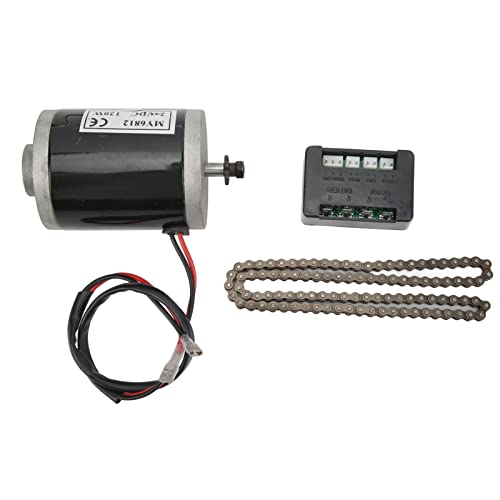 Moteur électrique MY6812 à chaîne haute vitesse 24V 120W avec poulie robuste