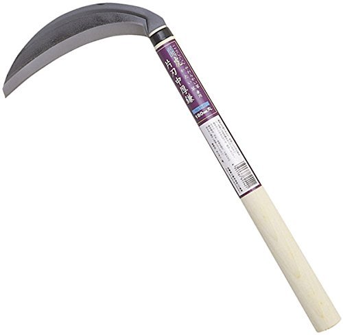 Kinboshi 1542 Fighting Tiger, Single-edged Medium Thick Scythe, 7.1 inches (180 mm)