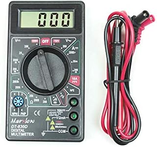 DT-830D Dijital Multimetre Avometre - Digital Ölçü Aleti - Akım, Voltaj, Direnç Ölçer - Sarı Ölçü Aleti 