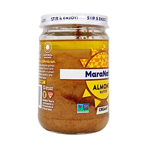 MaraNatha,Creamy Roasted Almond Butter, No Salt, 16 oz