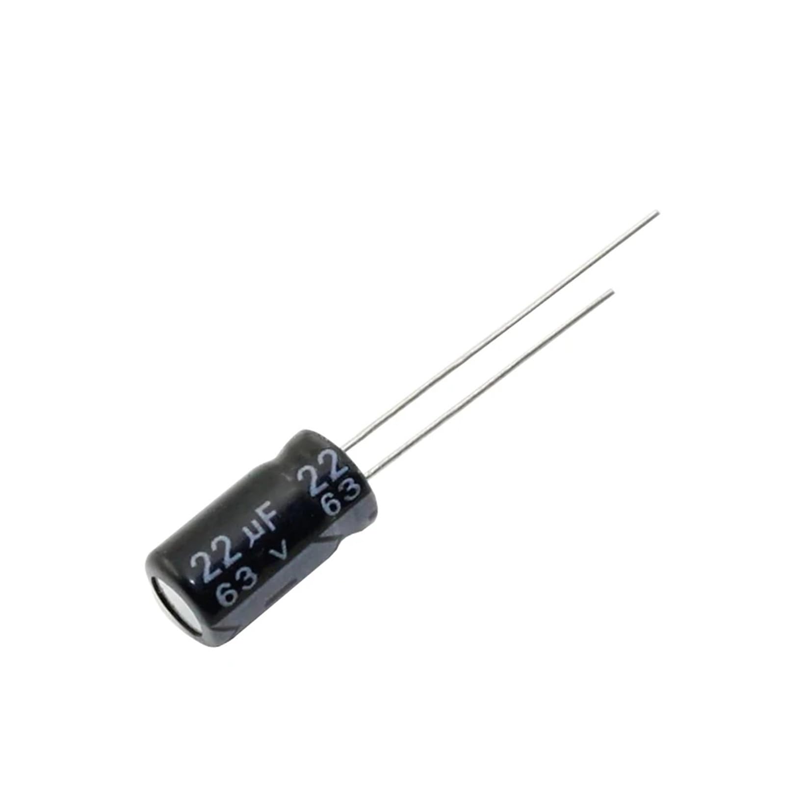 Condensateur 63v 22uf 5x11 résout les pannes d'alimentation et sifflements x10