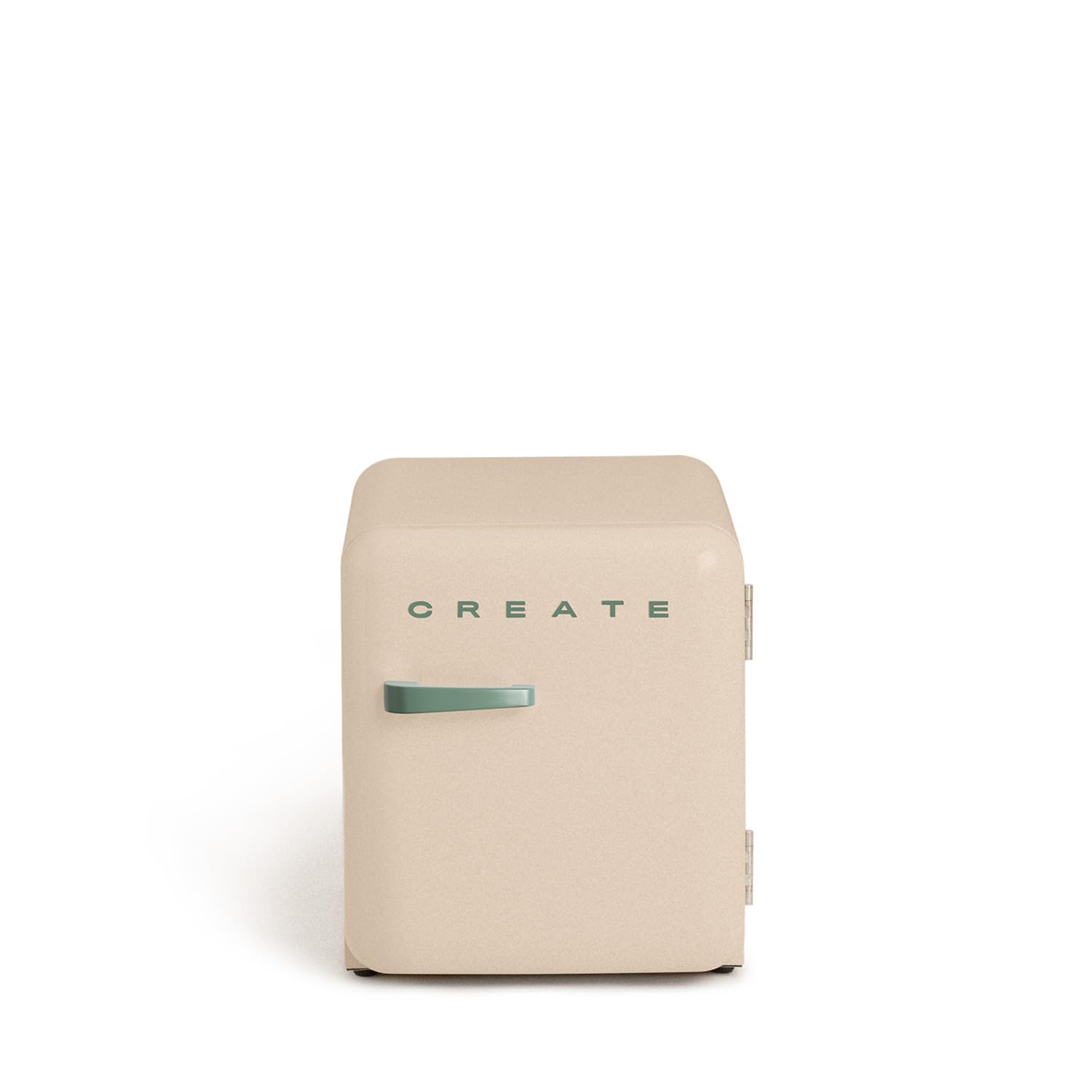 CREATE / RETRO FRIDGE 50 WOOD/Refrigerator green sage wood handle / 85W. minibar. one shelf. retro design. 50 cm. two shelves. capacity of 48L. low consumption. 50x44x50 cm — view 23