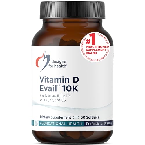 D-Evail 10K Vitamin D Supplement with K (MK-4) + GG