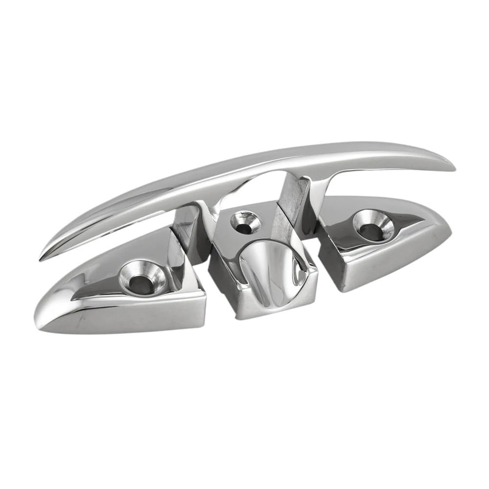 6 "in Acciaio Inox 316 Bitta di Ormeggio Pieghevole Accessori for Barche Marine Marine Yacht Bitta Barca Nave Ormeggio Dock Pulito Bitta