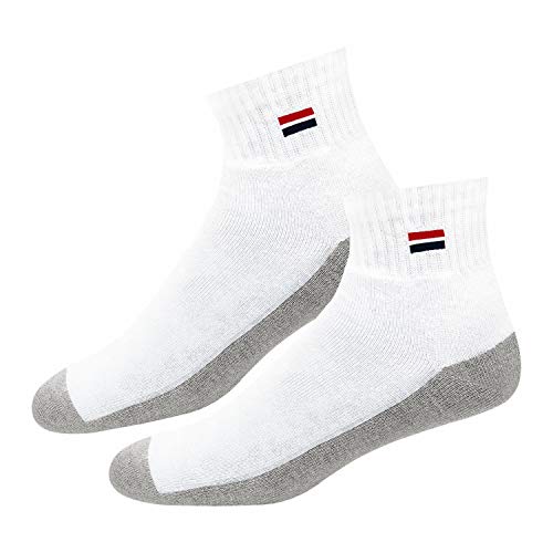نافي سبورت جوارب مريحة مريحة بطول الكاحل من القطن للرجال بطول الكاحل، عبوة من 3 قطع (مقاس واحد، متعدد الالوان/رمادي)