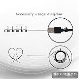 NSGWKZD 16FT USB C Power Cord for Blink Mini 2, Blink Outdoor 4 Security Camera, Weatherproof, Long Extension Cable Flat, Black - Image 3