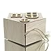 GASPER Deko-Haus Anhänger Grau-Beige meliert 12 cm - Filz & Holz