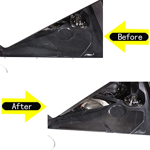 Panel lateral resistente a altas temperaturas para Chevrolet Corvette C8, kit de 4 piezas 7