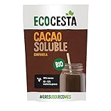 cacao en polvo sin azucar valor nutricional INGREDIENTES NATURALES: Elaborado a partir de panela (azúcar de caña integral sin refinar), cacao en polvo, vainilla en polvo y baobab, este producto es 100% orgánico y apto para una dieta vegana. Además, no contiene lactosa ni huevo.