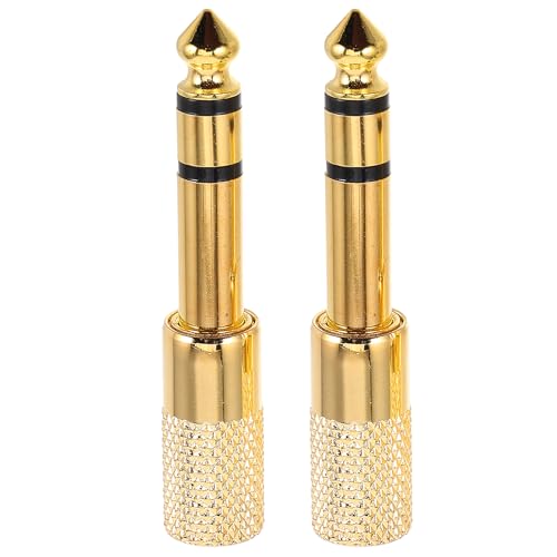 2�Z�b�g 6.5mm�I�X3.5mm���X�ւ̃X�e���I�w�b�h�t�H���I�[�f�B�I�R�l�N�^ ���������� �����݊������j�o�[�T���t�B�b�g�d�l �r�f�I�Đ��@���X�s�[�J�[�ɍœK�Ȋg��ϊ��A�_�v�^�[