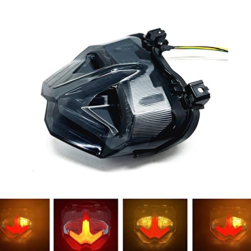 LED Tail Brake Lights Turn Signal Integrated Compatible With YAMAHA MT-09 / MT09 SP 2021 2022 2023,MT-10 /MT10SP 2022 2023 (Smoke)