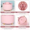 SKYDUE 360 Rotating Multipurpose Organizer - Cute Rotating Pen Holder with 5 Slots for Art Supplies, Office, School, Home #5