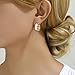 6 Pcs Alloy Chopsticks Meat Sushi Stud Earrings Set for Women, Cute Food Theme Earring Studs with Rhinestones, Hypoallergenic Foodie Fashion Jewelry Accessories