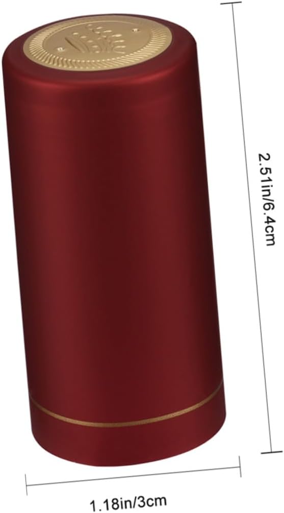 25pcs Heat Shrink Wine Bottle Caps -off Sealing Film for Red Wine Professional Shrink Wrap for Long- Suitable for Home and Winery Use
