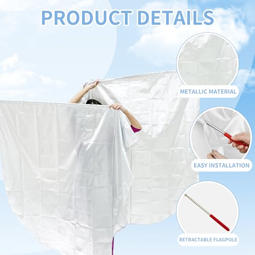 2 bandeiras de adoração para dançar, igreja, louvor, dança, bandeiras para adoração, semicírculo, as