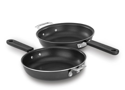Cuisinart Fp2-24Bk 10-Inch Nonstick Set Frittata Non-Stick Sauce Pan, Black/Stainless Steel #TOP2
