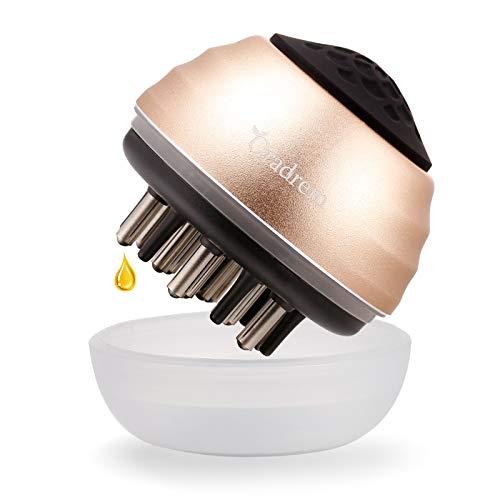 Oradrem Scalp Applicator Comb for Hair Scalp Treatment, Scalp Treatment Applicator Brush Thinning Hair and Hair loss Apply to Various Brands Hair Groth Serum Oil (Gold)