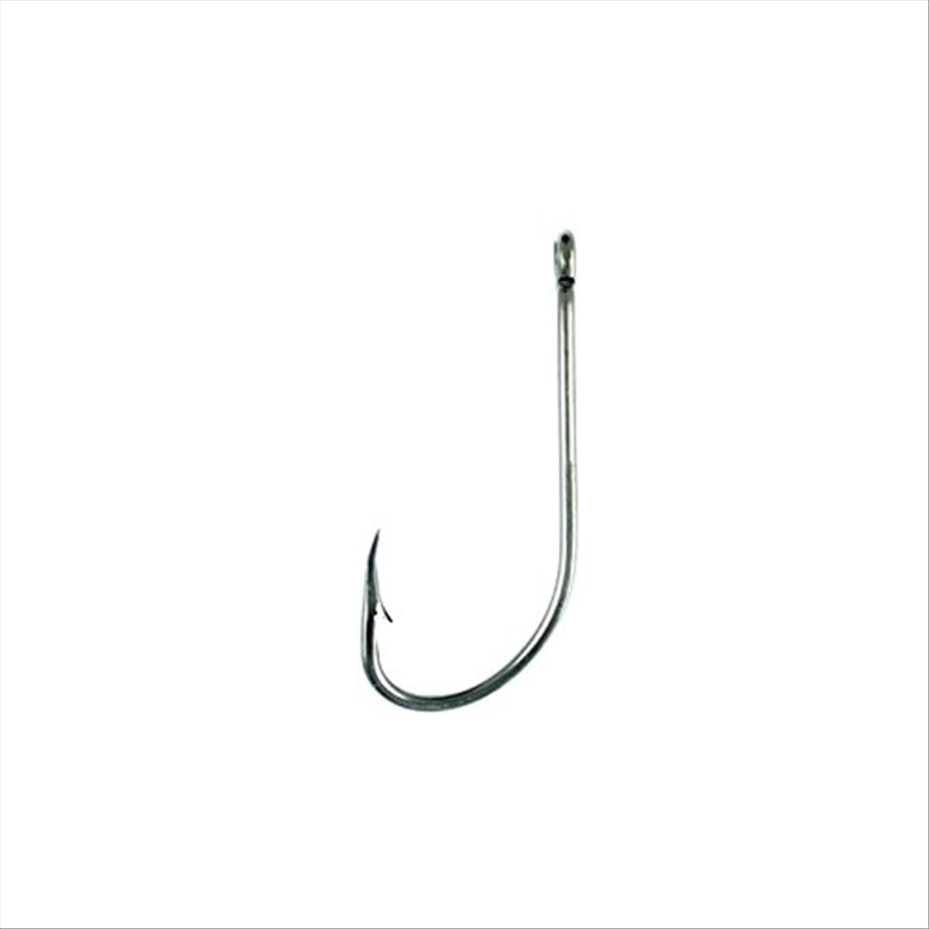 Eagle Claw Plain Shank Offset, Multi, 1/0 (084-8/0)