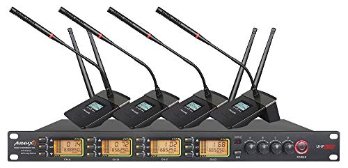 Audibax Sidney Conference 1000 elimina cables en mesas de debate UHF