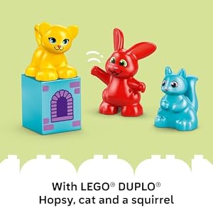 LEGO DUPLO Hopsy’s Castle Game Building Toy for Pretend Play - Learning & Education Play Set for Boys & Girls, Ages 3+ - Toddlers Learn Skills Through Play - Gift Idea for Family Game Night - 10450 — photo 6 of 6