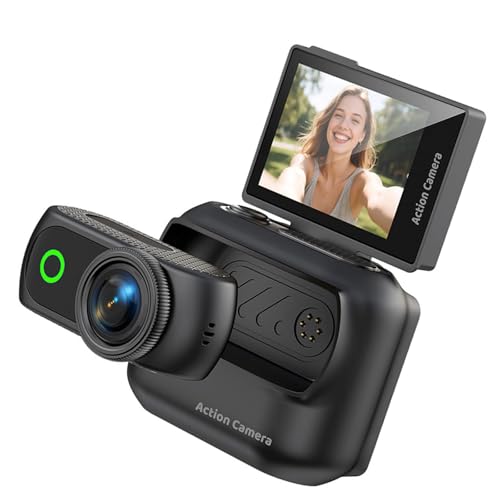 Caméra vidéo 4K avec carte 32 Go anti-secousses pour capturer le sport et l'aventure en extérieur