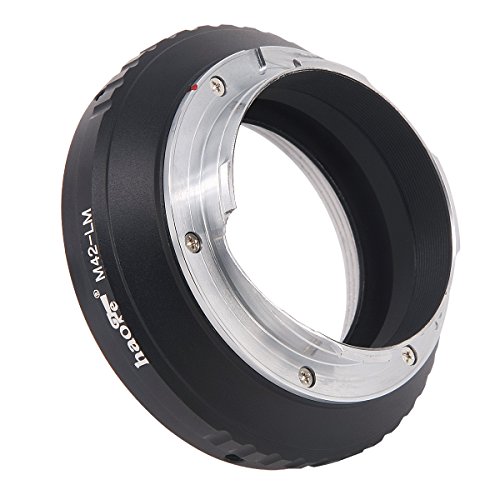 Haoge Lens Mount Adapter For M42 42Mm Screw Mount Lens To Leica M Lm Mount Camera Such As M240, M240P, M262, M3, M2, M1, M4, M5, M6, Mp, M7, M8, M9, M9-P, M Monochrom, M-E, M, M-P, M10, M-A #TOP3