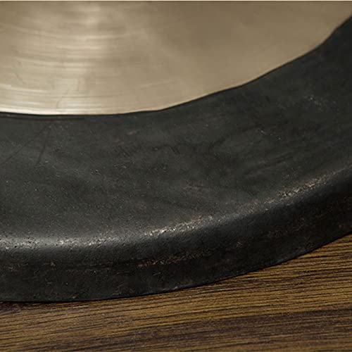 Gong rituale buddista, strumento a percussione martellato a mano, grande ciotola in bronzo per meditazione, yoga e musica