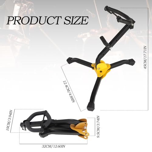 Whelpaw F2401053 Saxophone Stand Sax Holder- Adjustable Height, Secure Grip, Foldable Design, Portable Alto Saxophone Stand Baritone Saxophone Holder thumb #5