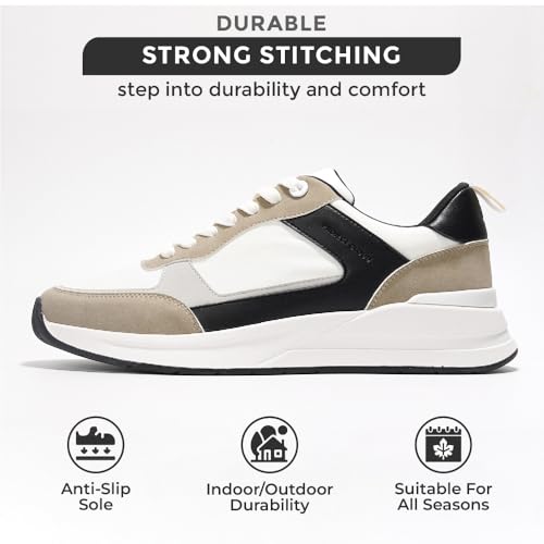 Project Cloud Mens Shoes – Memory Foam Insole Walking Shoes for Men – Comfortable Non Slip Mens Sneakers - Lightweight Casual Sneakers for Men – Stylish Everyday Footwear (Kurt)3