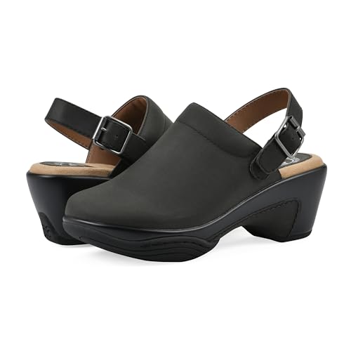 WHITE MOUNTAIN Women's Viewable Heeled Clog2