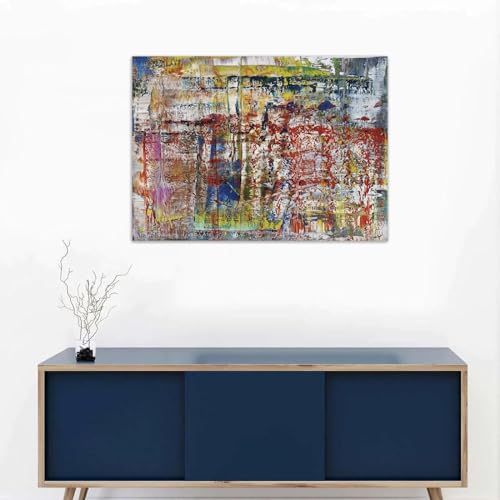Tableau sur toile abstrait Sans titre 4 impression 30x45cm