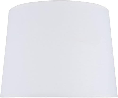 Aspen Creative 32020A - Pantalla de lámpara de construcción de araña con forma de imperio de transición, color blanco, parte superior de 14 pulgadas