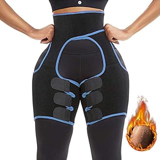 3-in-1 High Waist Trainer Thigh Trimmer Fitness Weight Butt Lifter Slimming Support Belt