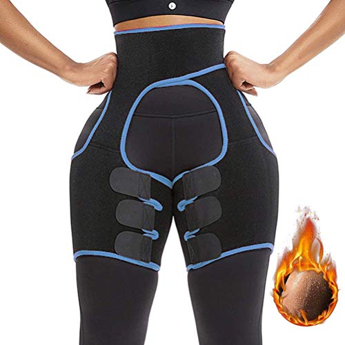 3-in-1 High Waist Trainer Thigh Trimmer Fitness Weight Butt Lifter Slimming Support Belt