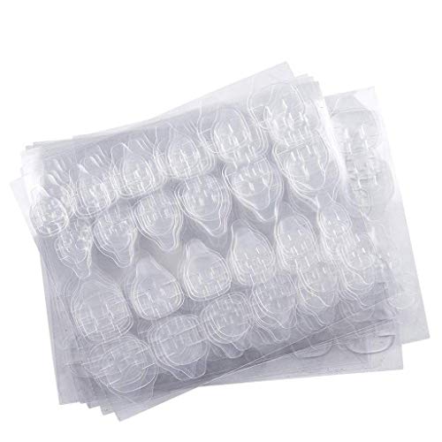 JoCome Autocollant d'Ongle de Colle Double Face,Respirants Autocollant D'Ongle Adhésif Transparent,Flexibles Onglet Adhésif Ongles,Autocollant d'Ongle de Colle Faux Ongles Auto-Adhésifs 5/10 Feuilles Cover